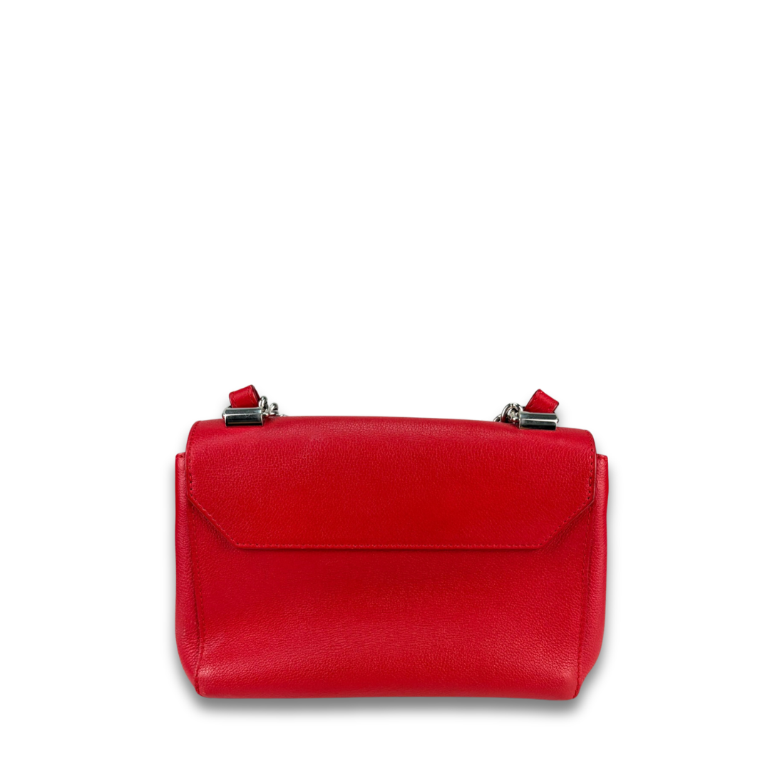 Louis Vuitton Red Lockme II Chain Bag BB
