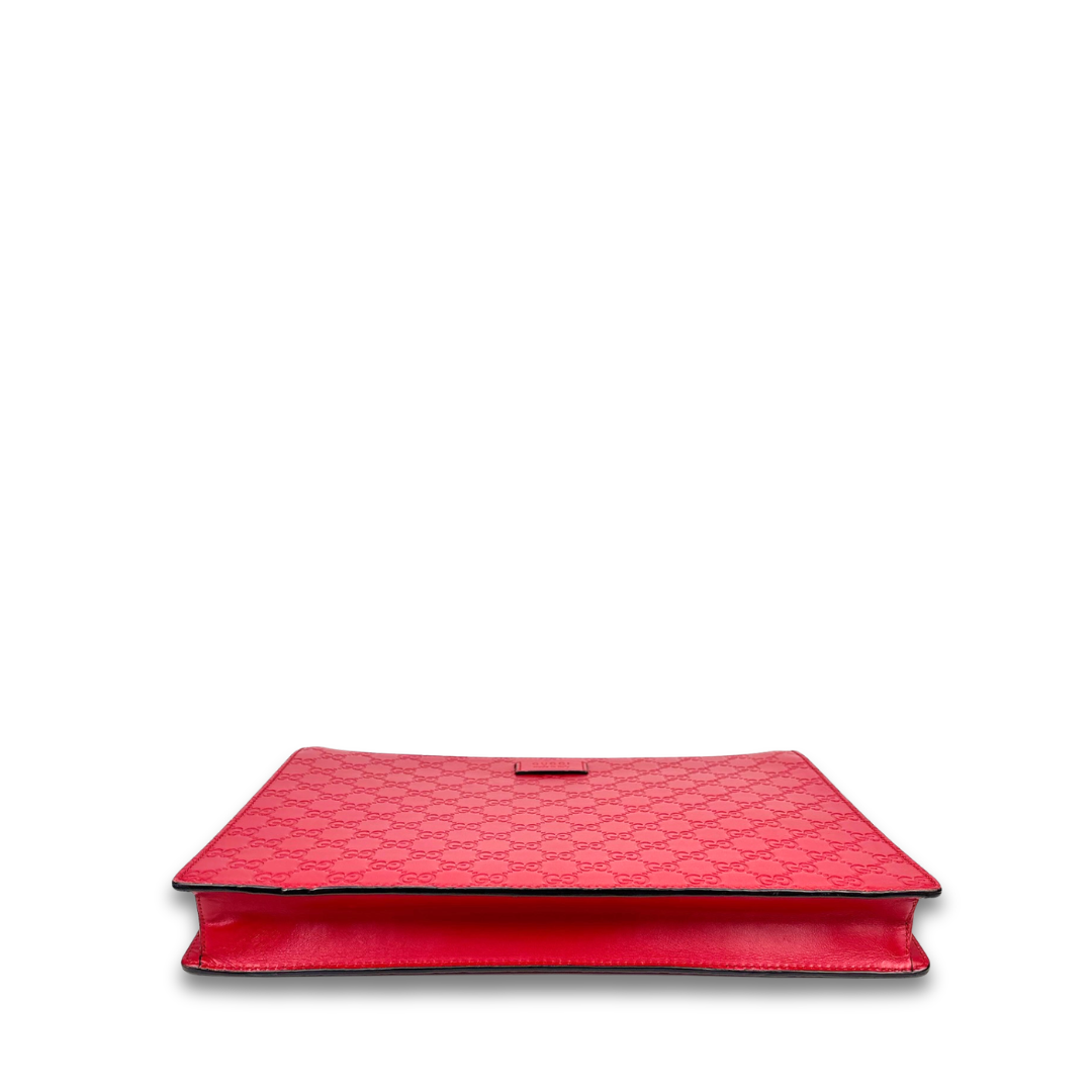 Gucci Guccissima Red Document Holder