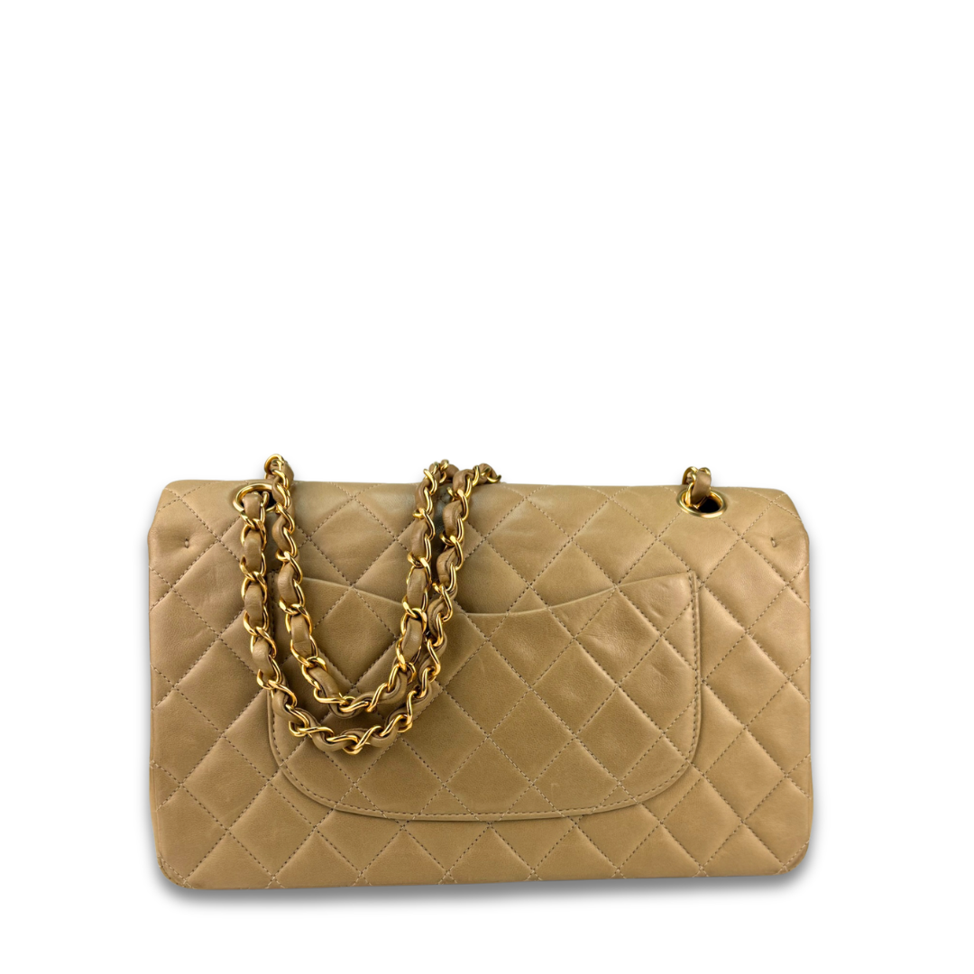 Chanel Classic Khaki Medium Double Flap