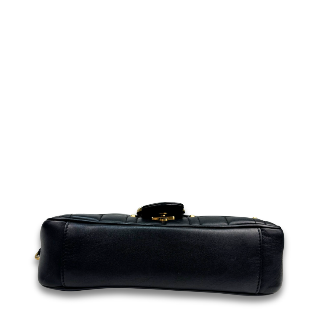 Gucci Studded Pearl Marmont Shoulder Bag
