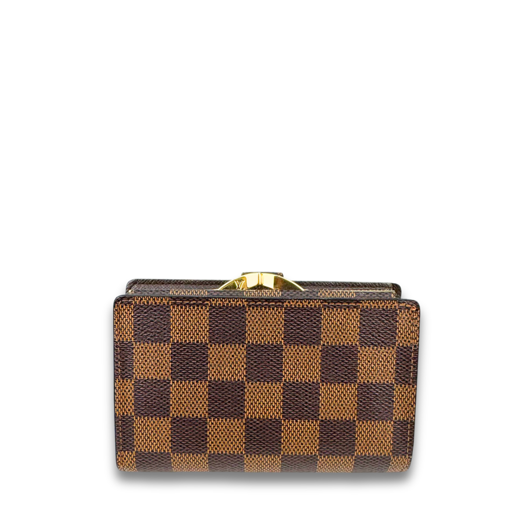 Louis Vuitton Damier Ebene French Purse Wallet