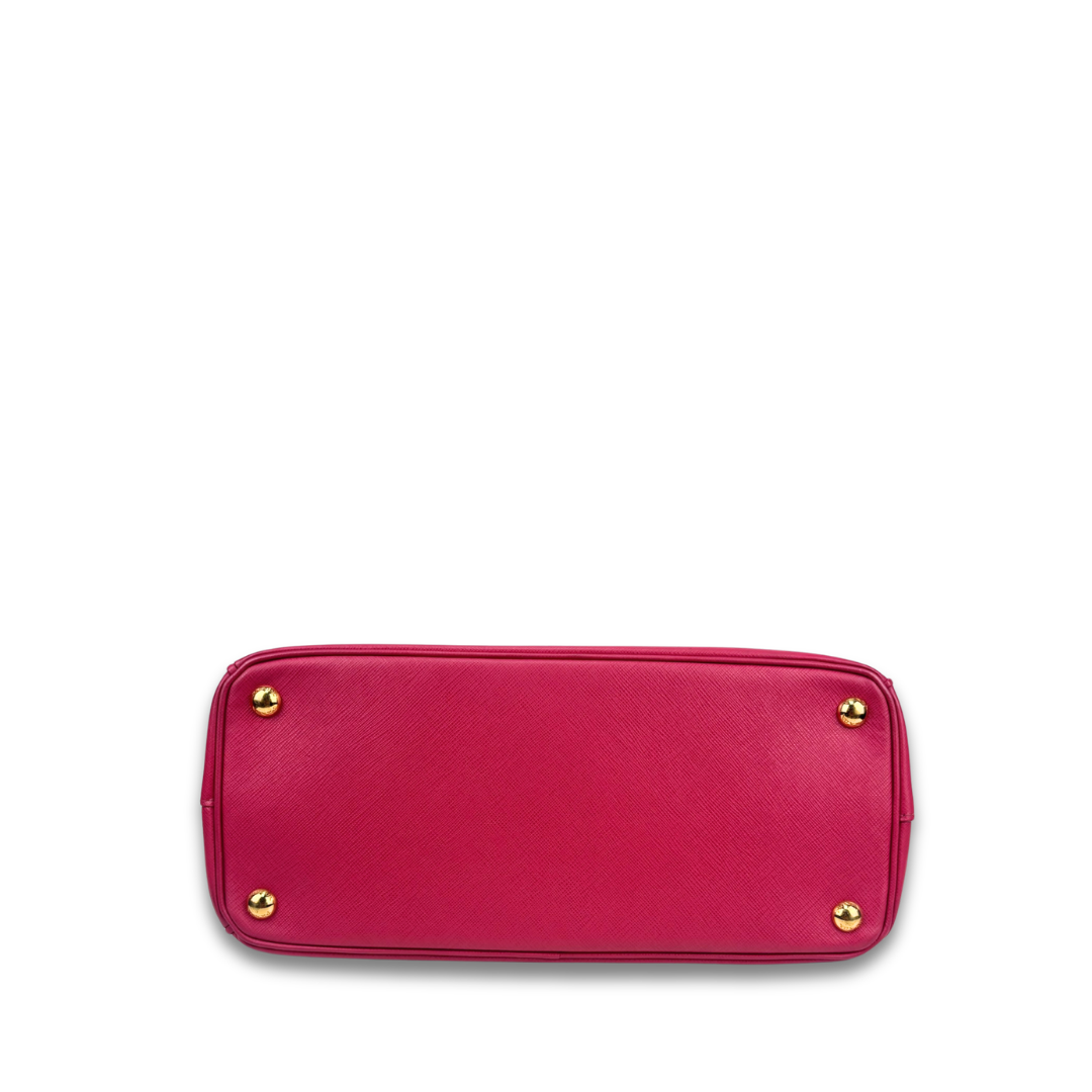 Prada Small Hot Pink Double Zip Galleria