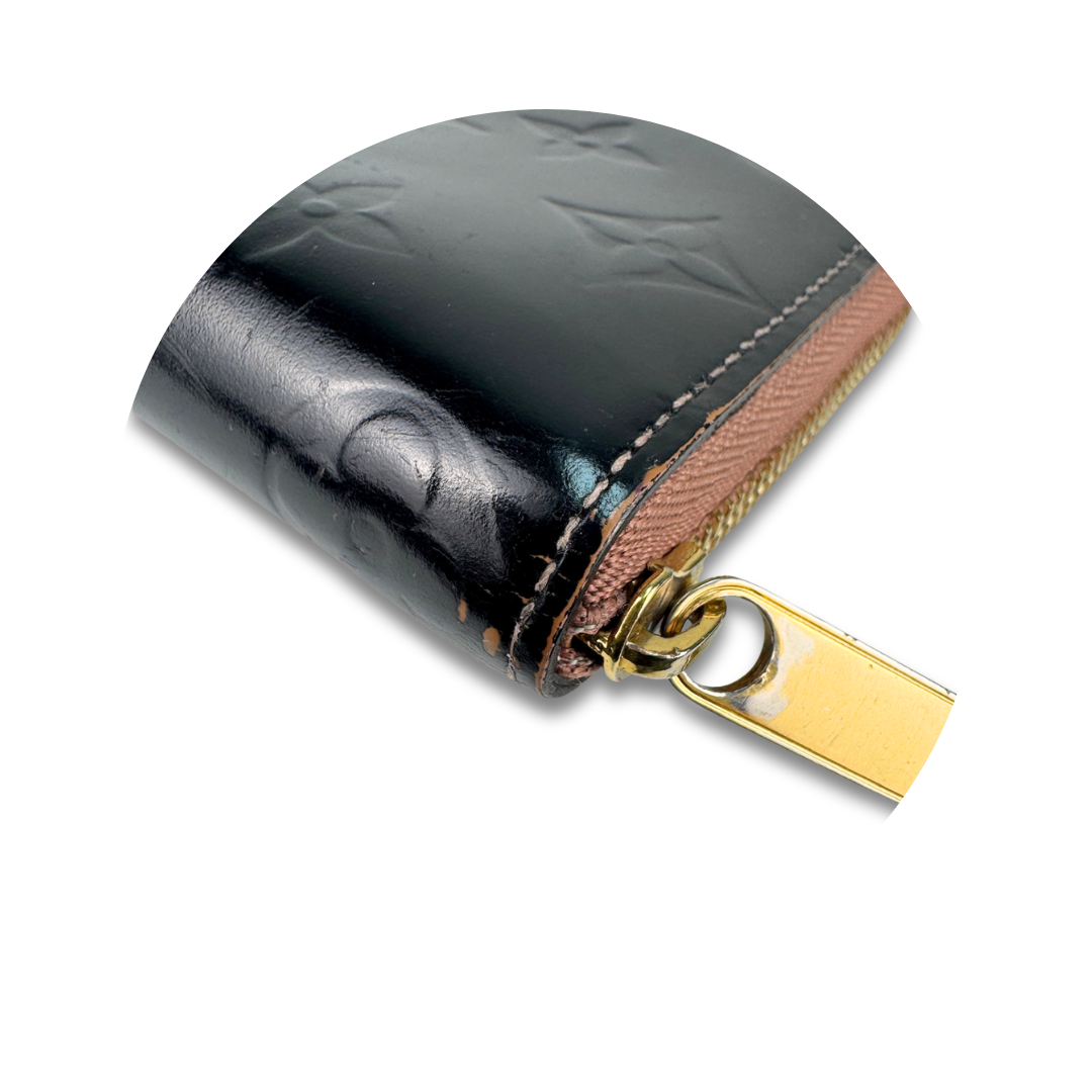 Louis Vuitton Black Monogram Mat Zippy Coin Purse