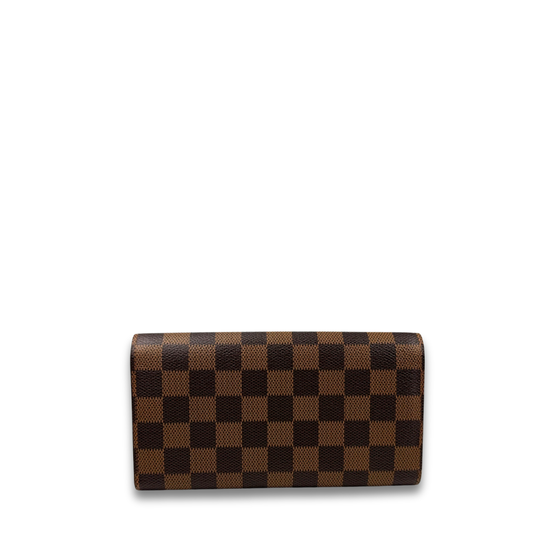 Louis Vuitton Damier Ebene Sarah Wallet