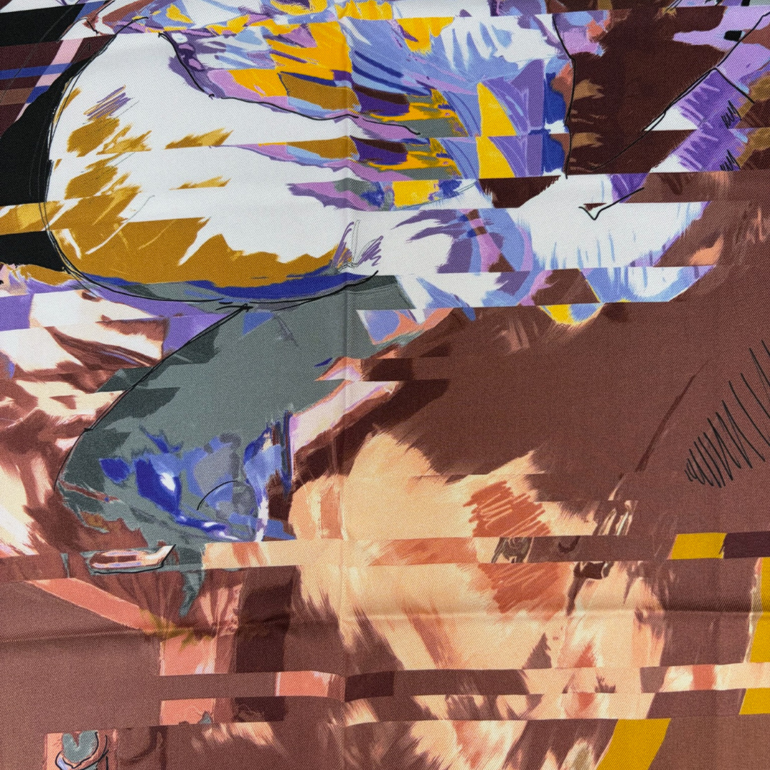Hermès Photo Finish Horse Scarf