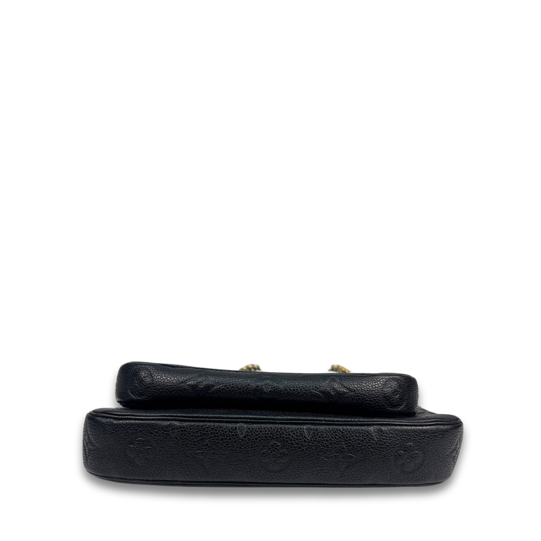 Louis Vuitton Black Empreinte Multi Pochette Accessoires