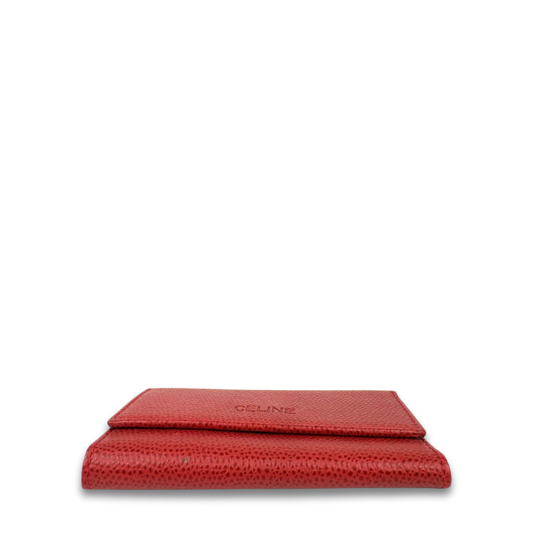 Celine Red Leather Key Holder