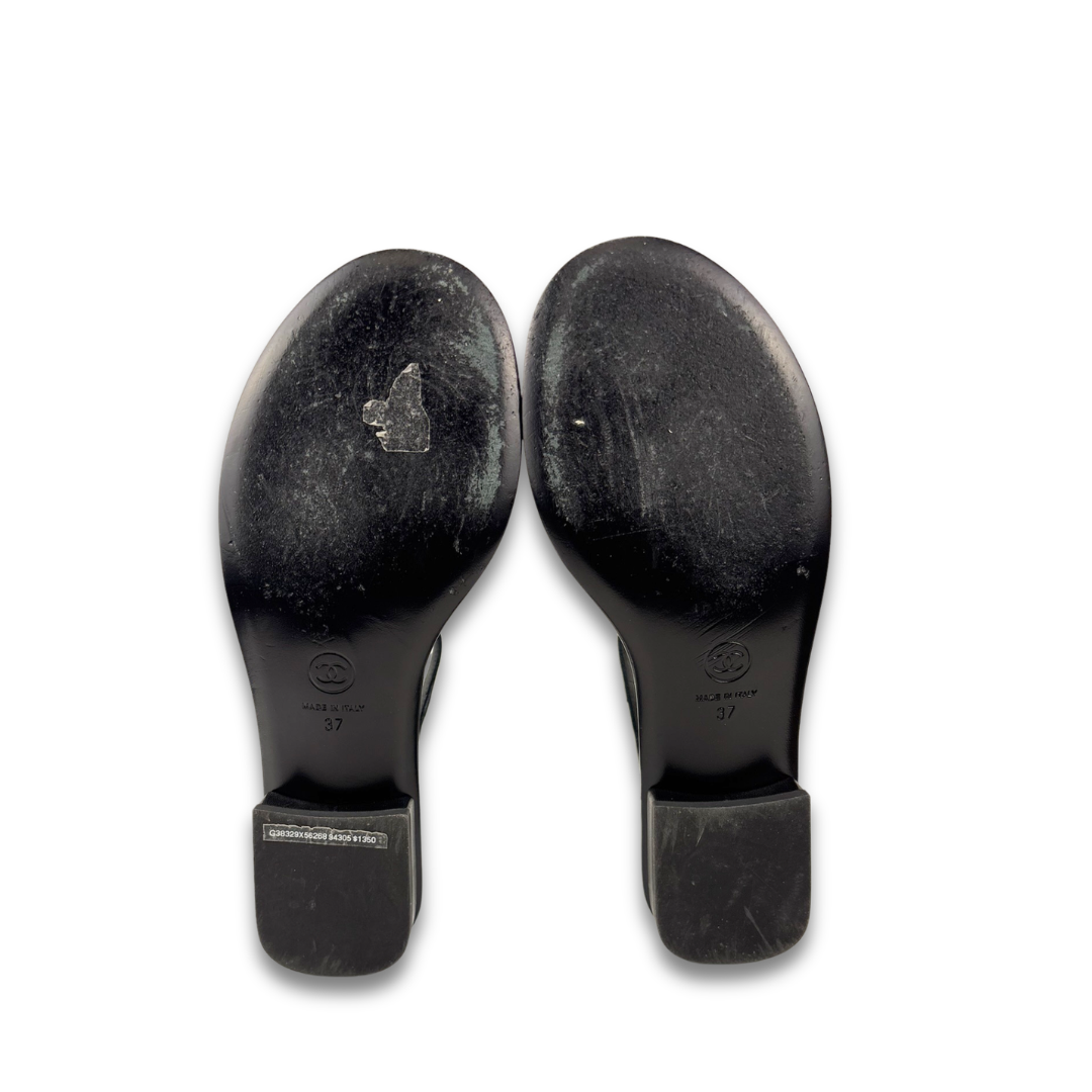 Chanel Charms Thong Sandals - Size 37
