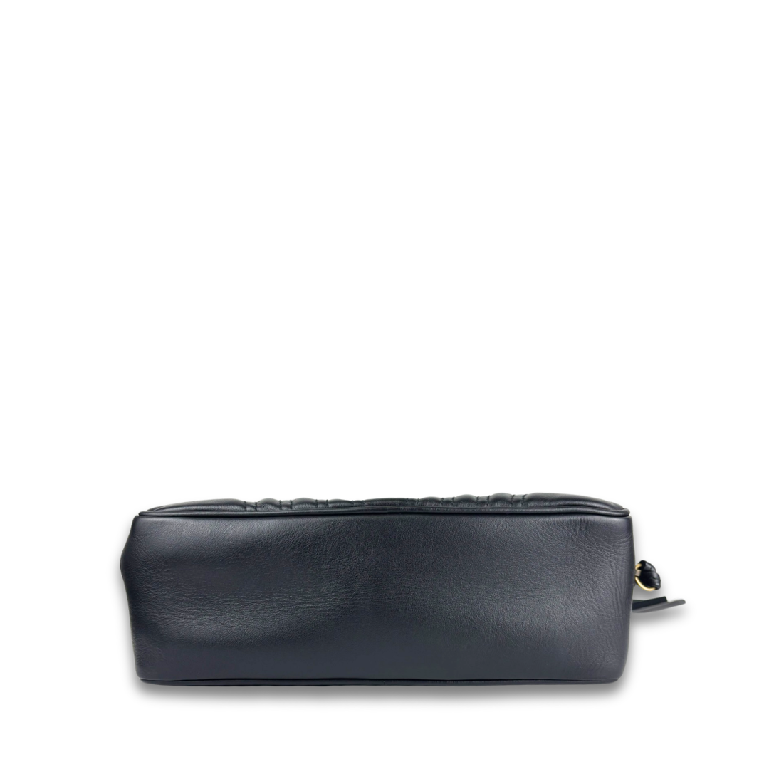 Gucci Black Marmont Medium Top Handle Messenger