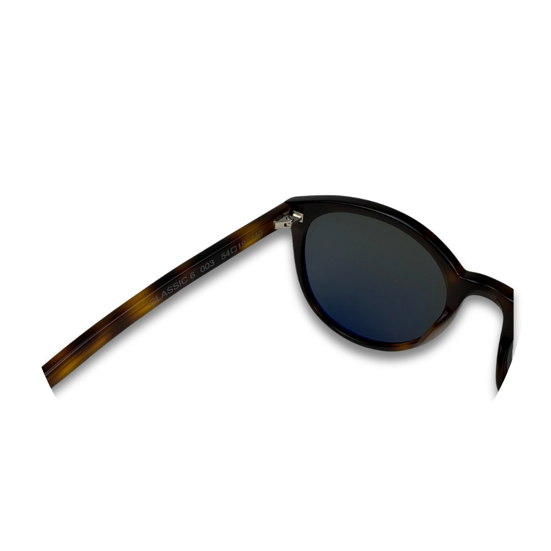 YSL Tortoiseshell Round Sunglasses