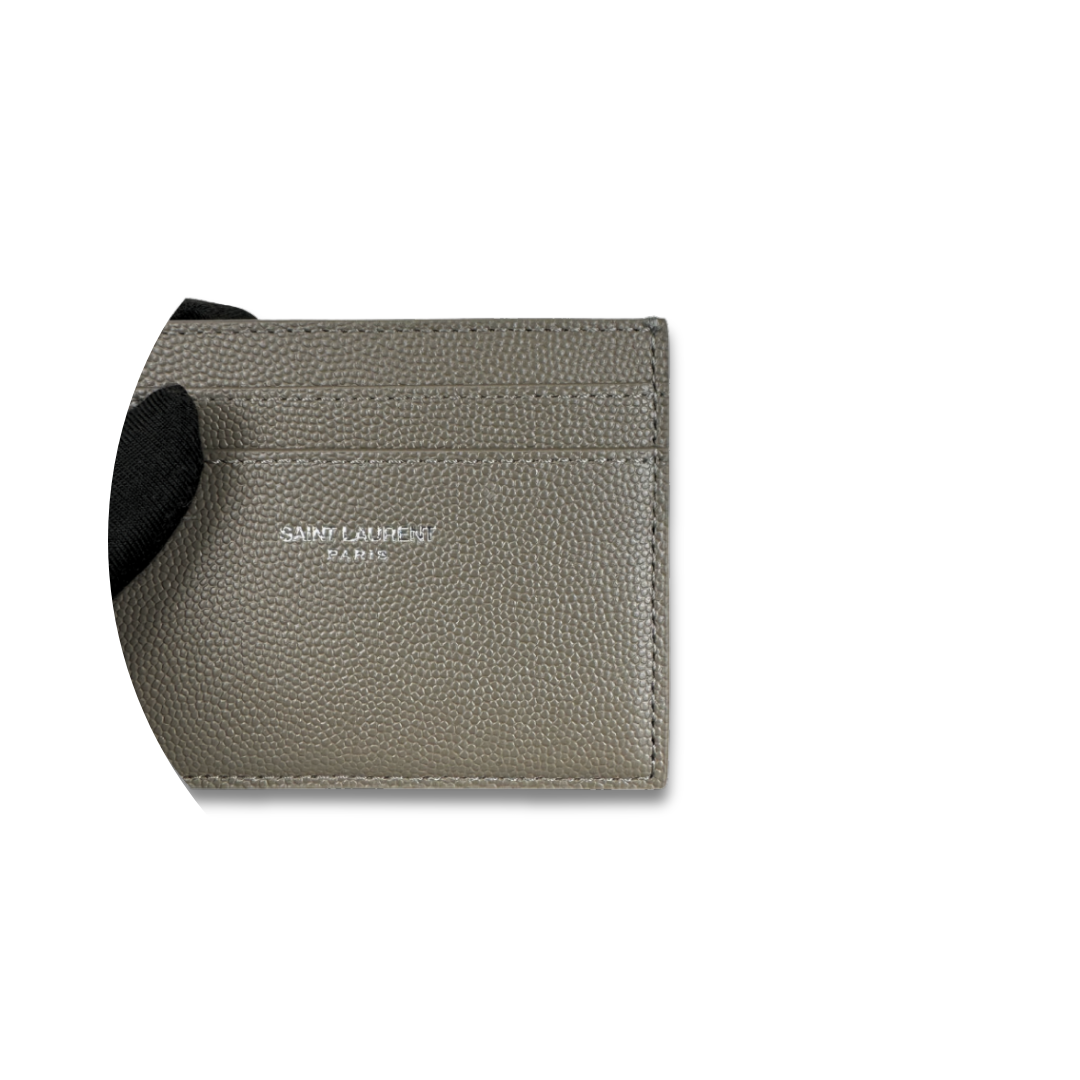 YSL Grey Paris Card Case