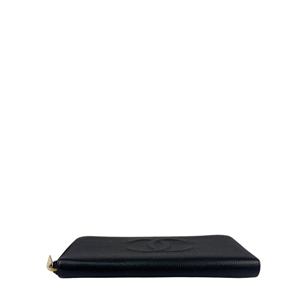 Chanel CC Timeless Zip Around Wallet