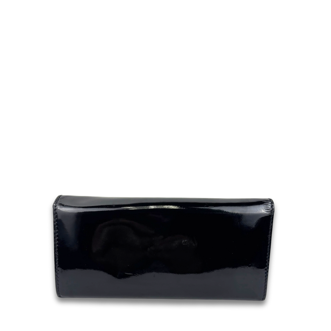Chloe Black Patent Leather Wallet