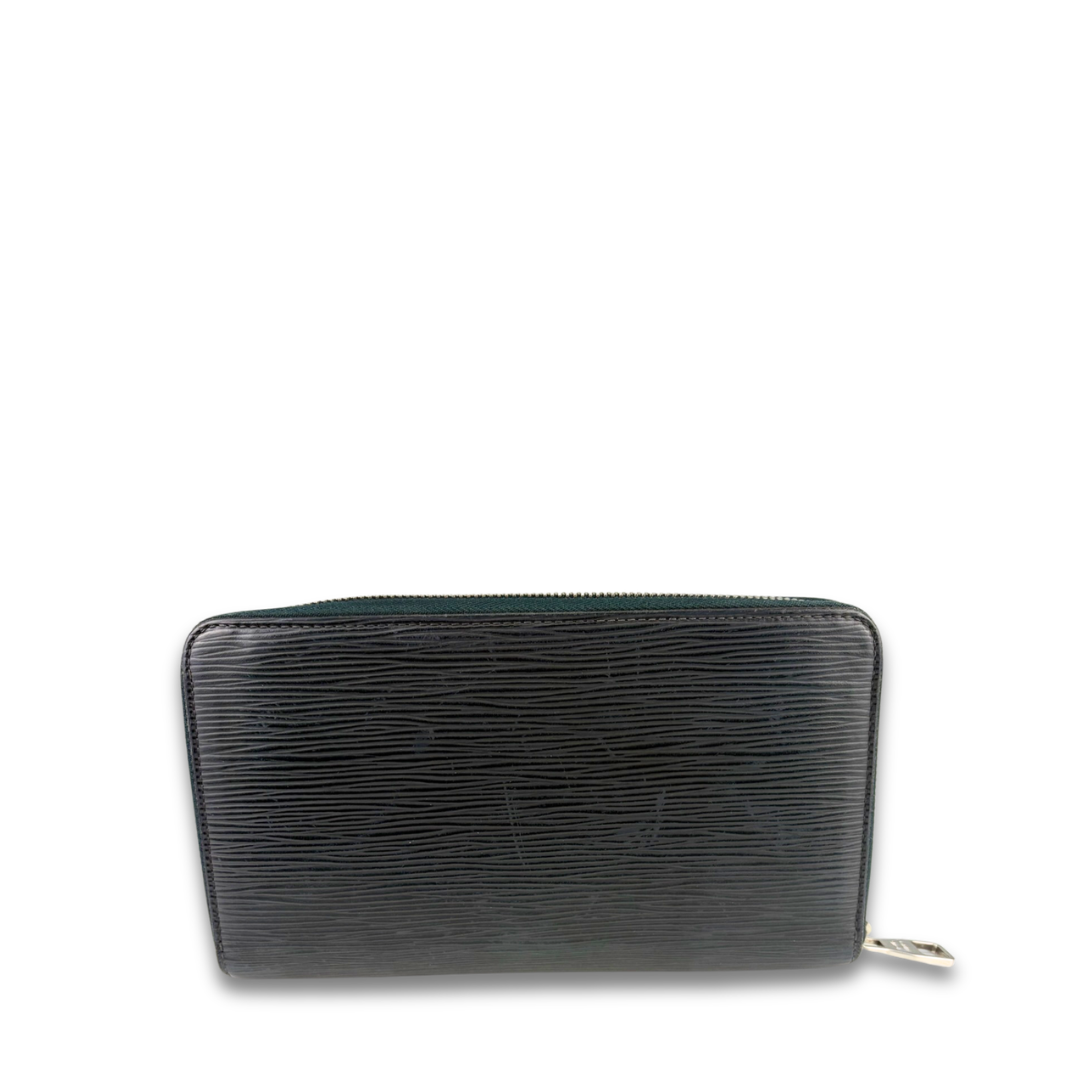 Louis Vuitton Navy Epi Zippy Organizer Wallet