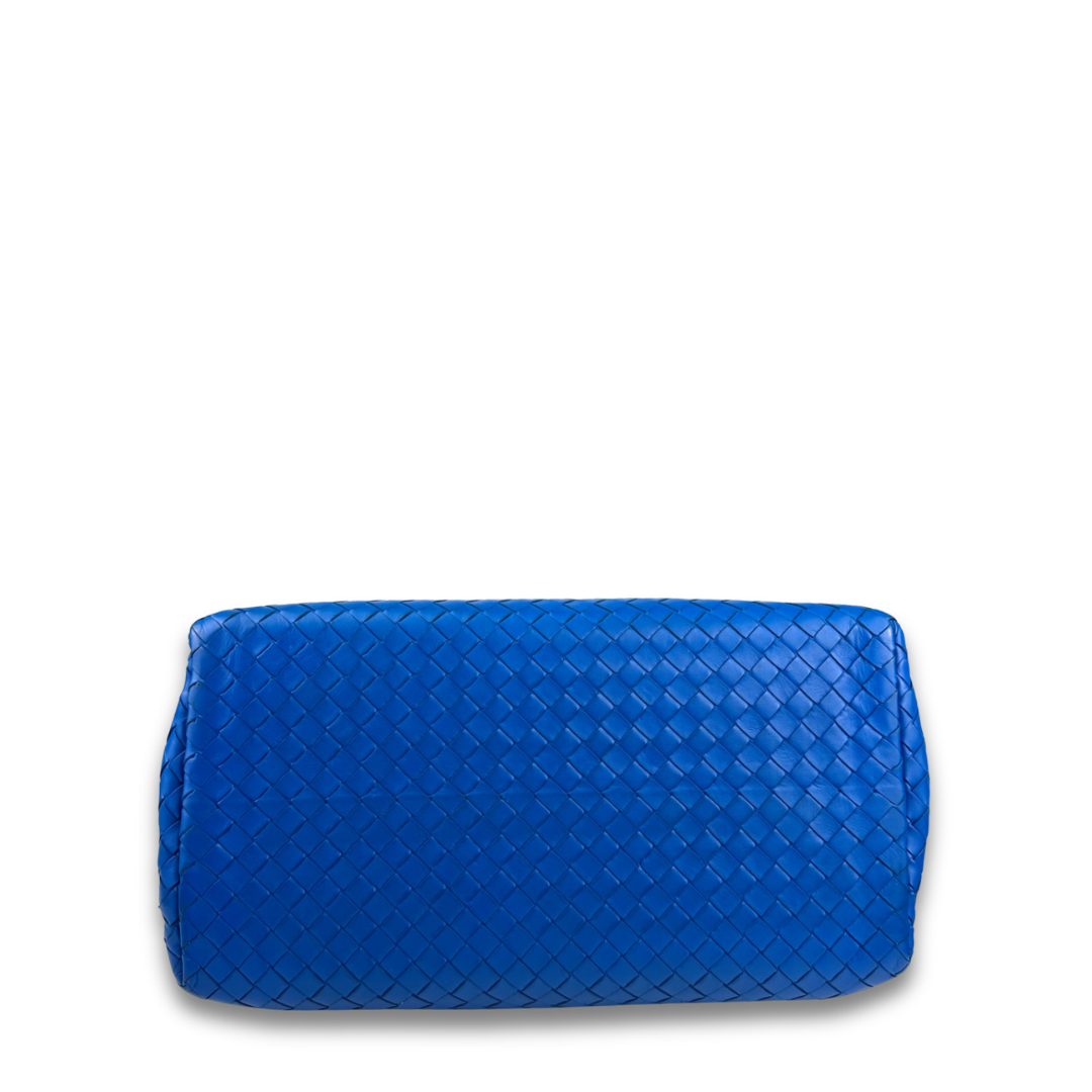 Bottega Small Blue Roma Tote