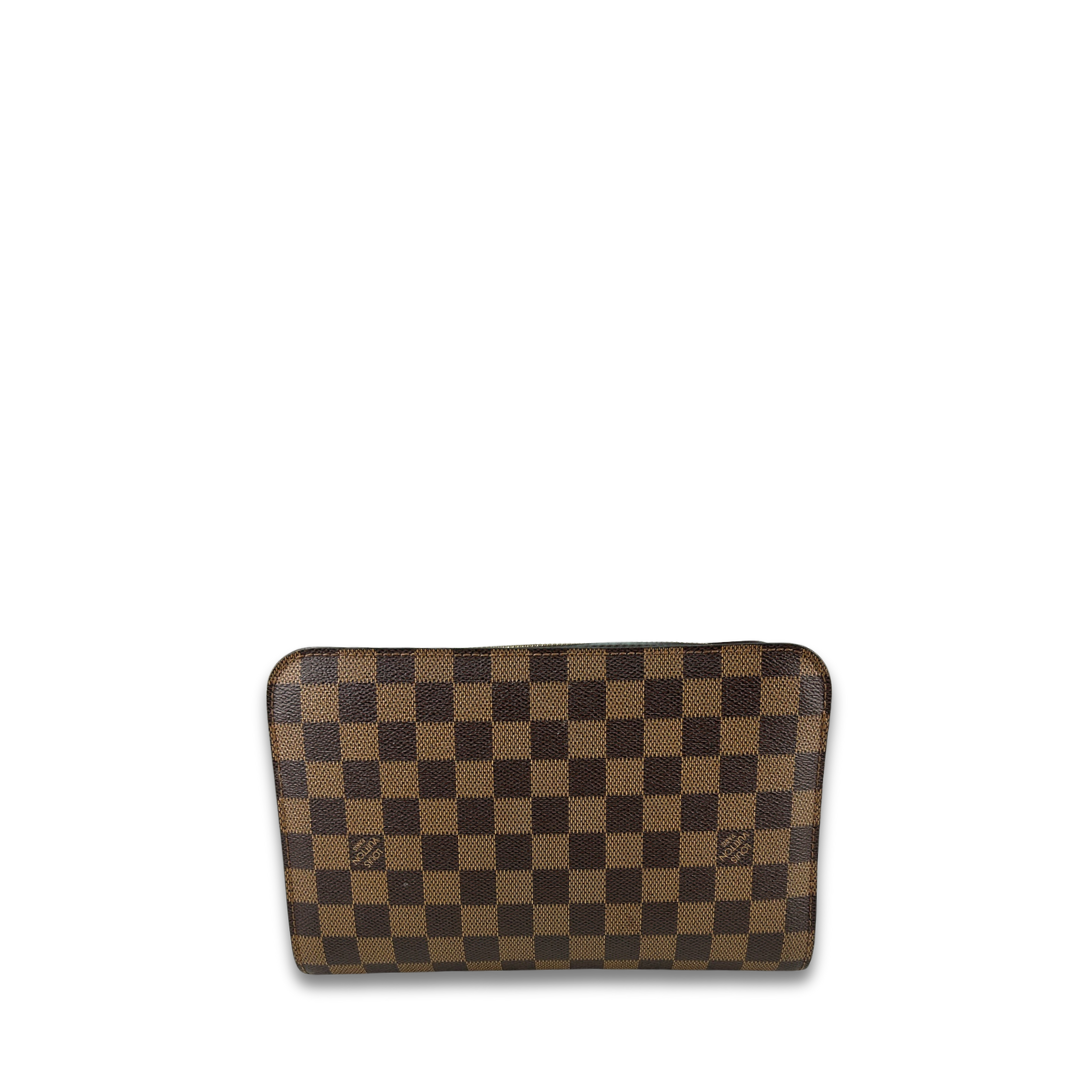 Louis Vuitton Damier Ebene Saint Louis Wristlet Clutch