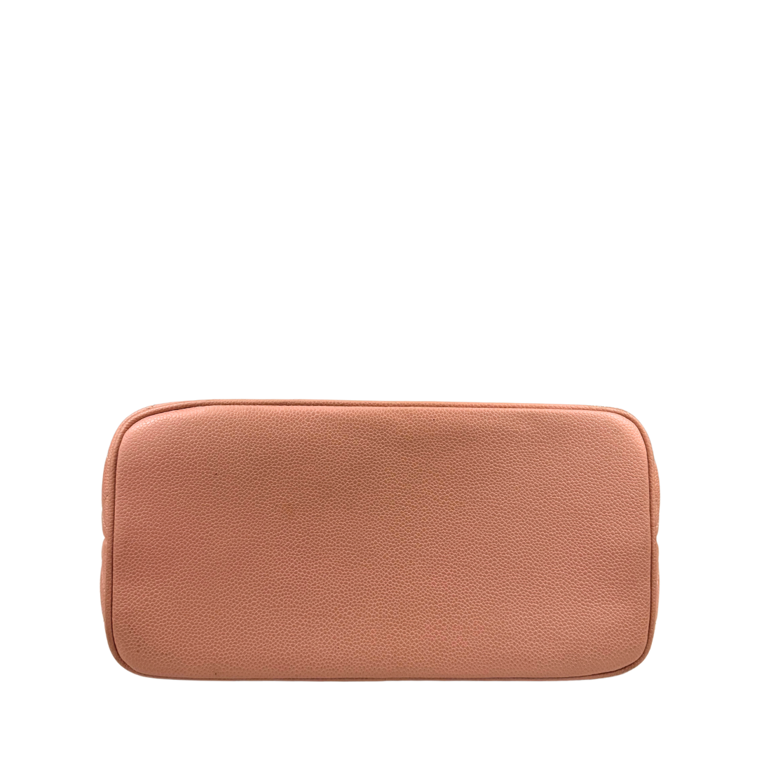 Chanel Pink Caviar Medallion Tote