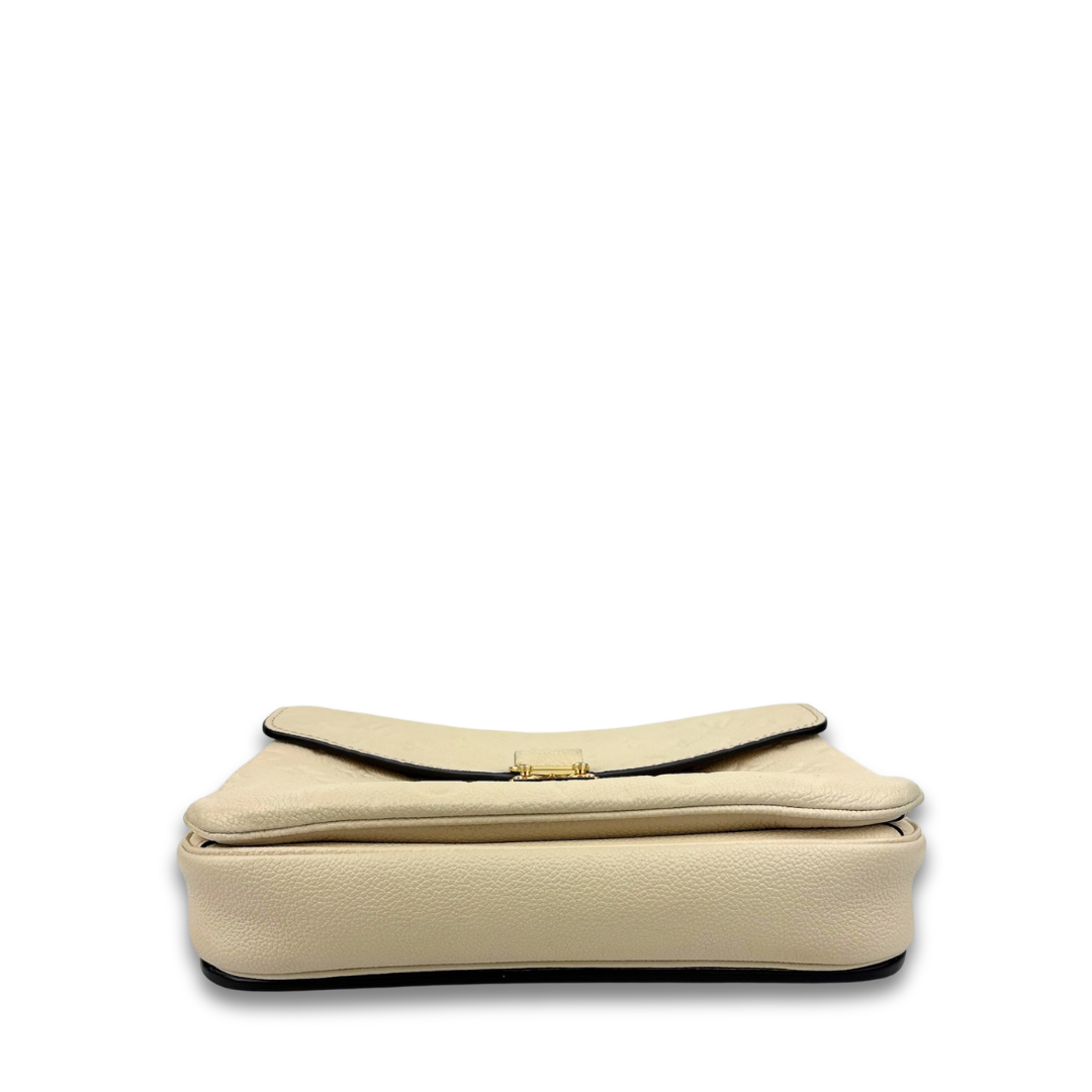 Louis Vuitton Cream Empreinte Pochette Métis