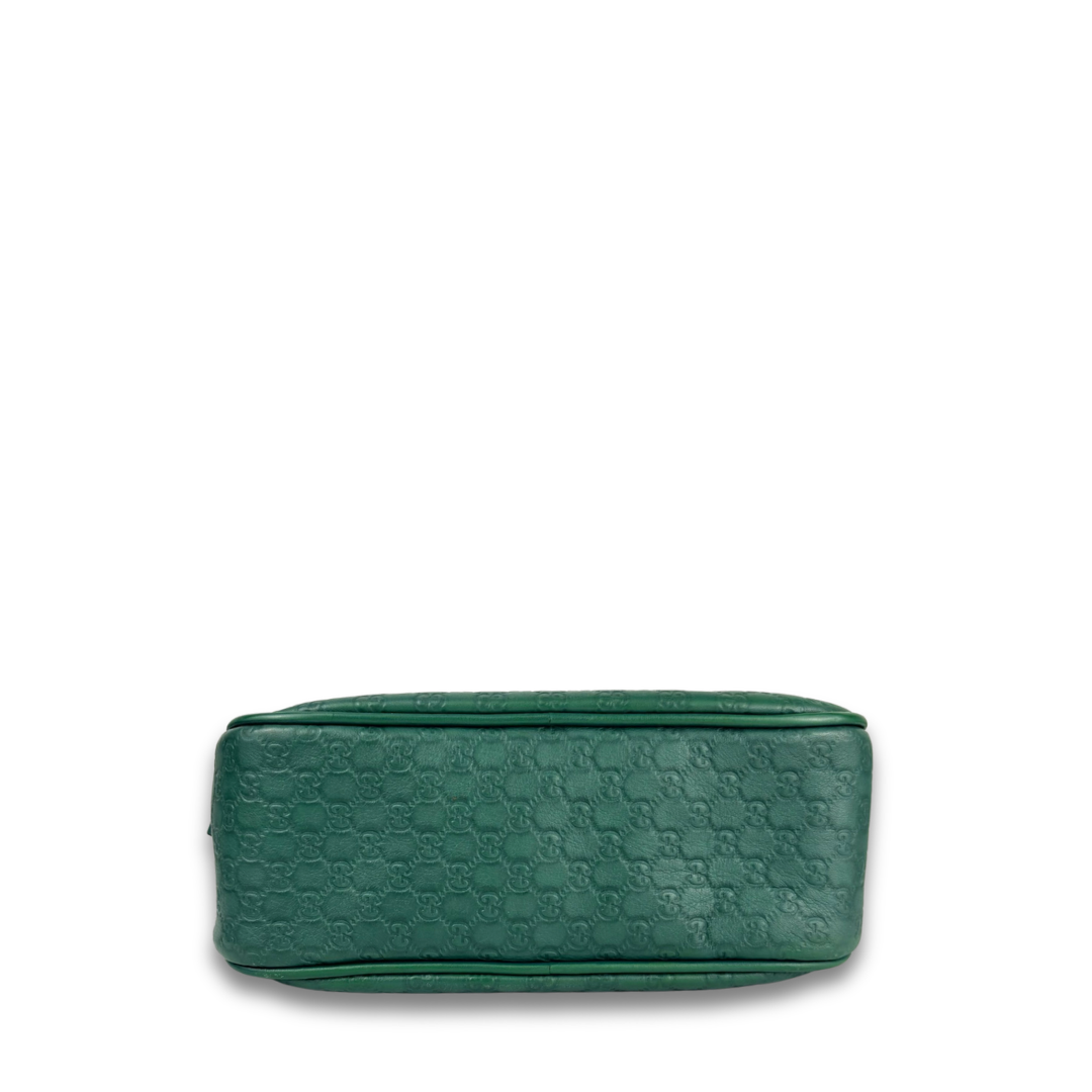 Gucci Green Microguccissima Sunshine Disco Bag