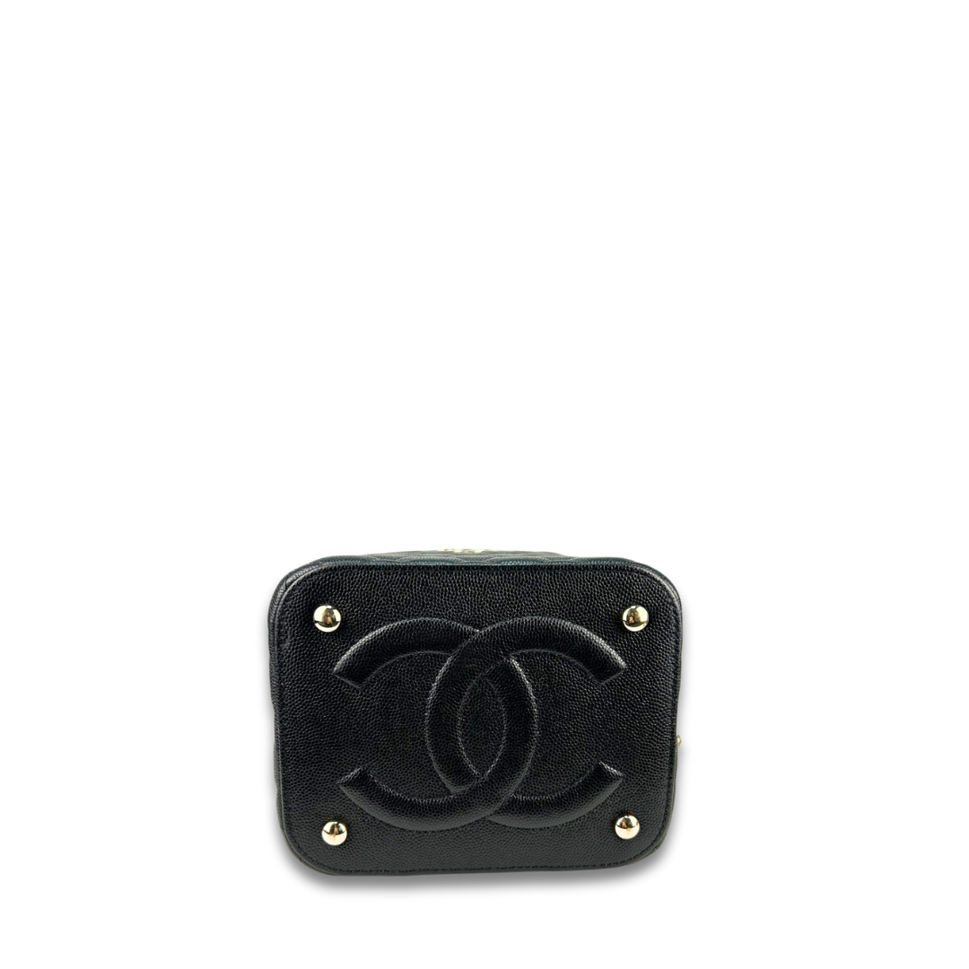 Chanel Caviar Top Handle Vanity Bag