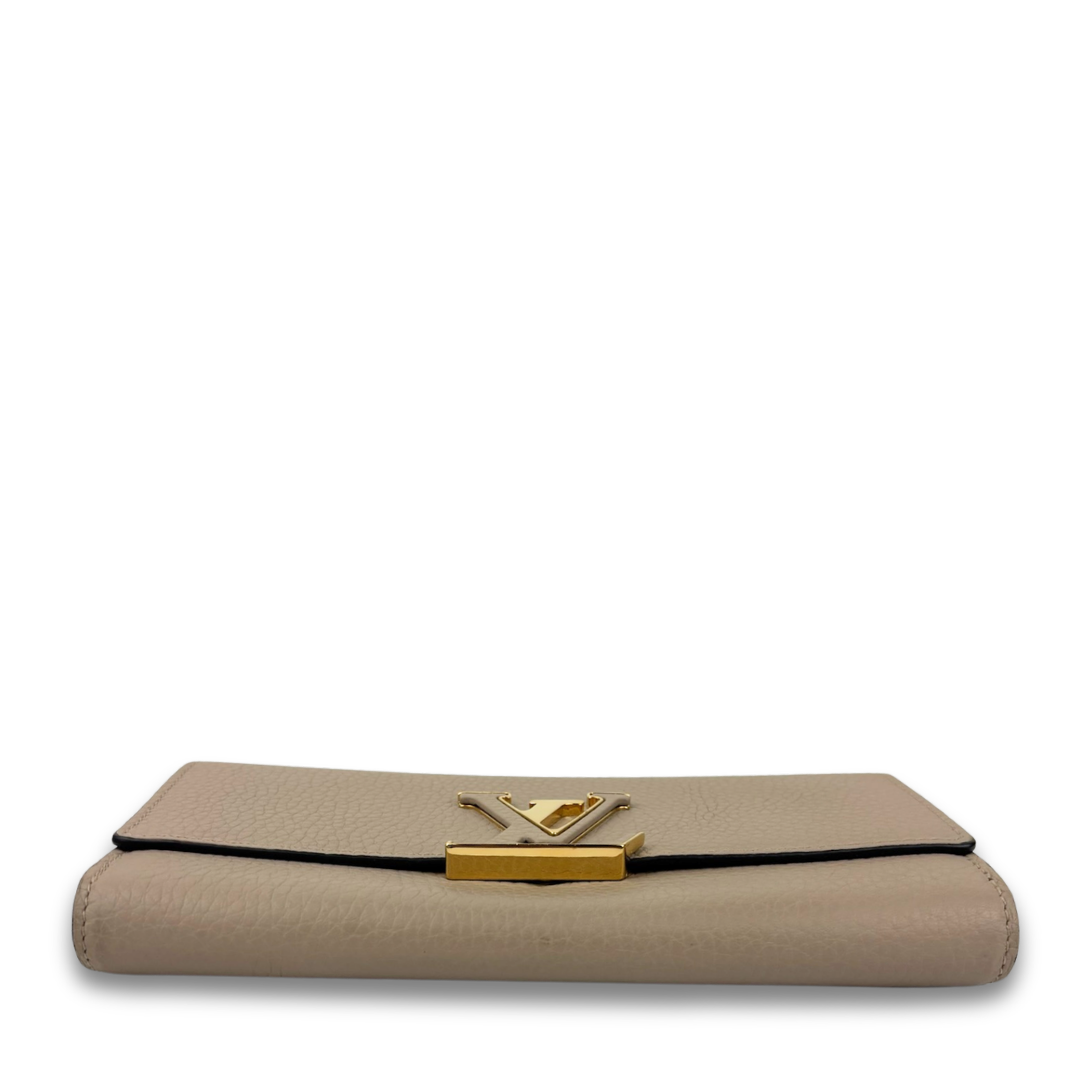 Louis Vuitton Taupe Capucines Wallet