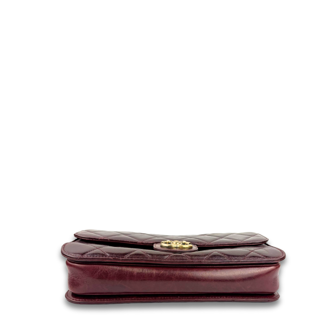 Chanel Burgundy Perfect Edge Flap Bag