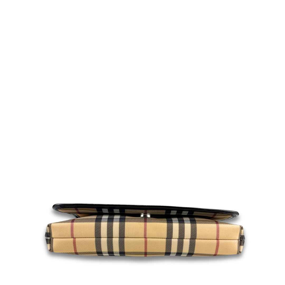 Burberry Nova Check Flap Shoulder Bag