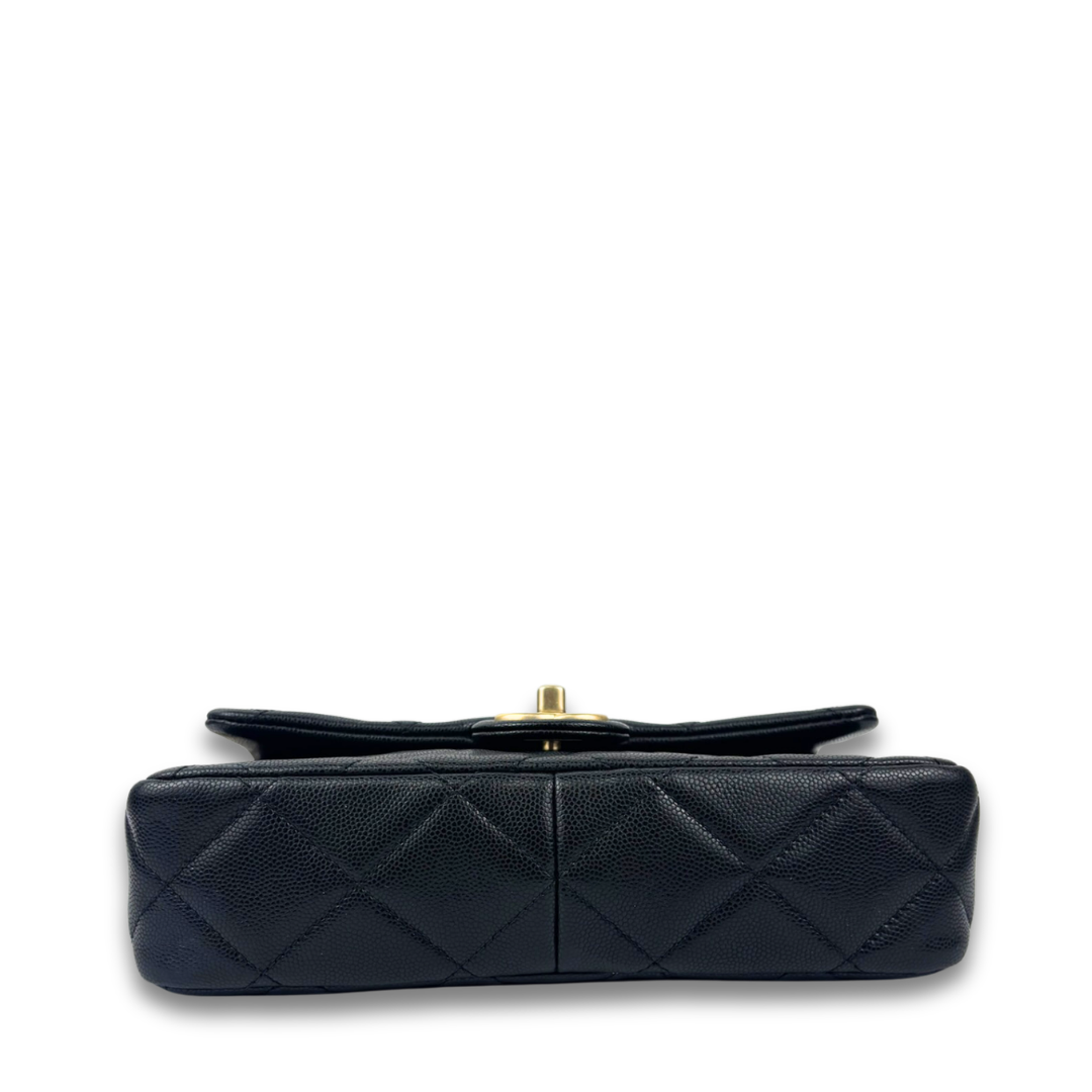 Chanel Quilted Chain Rows Small Flap Bag