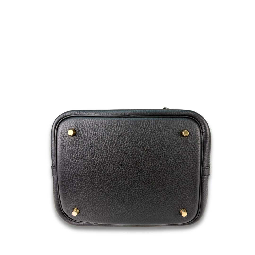 Hermès Clemence Picotin 22 Noir