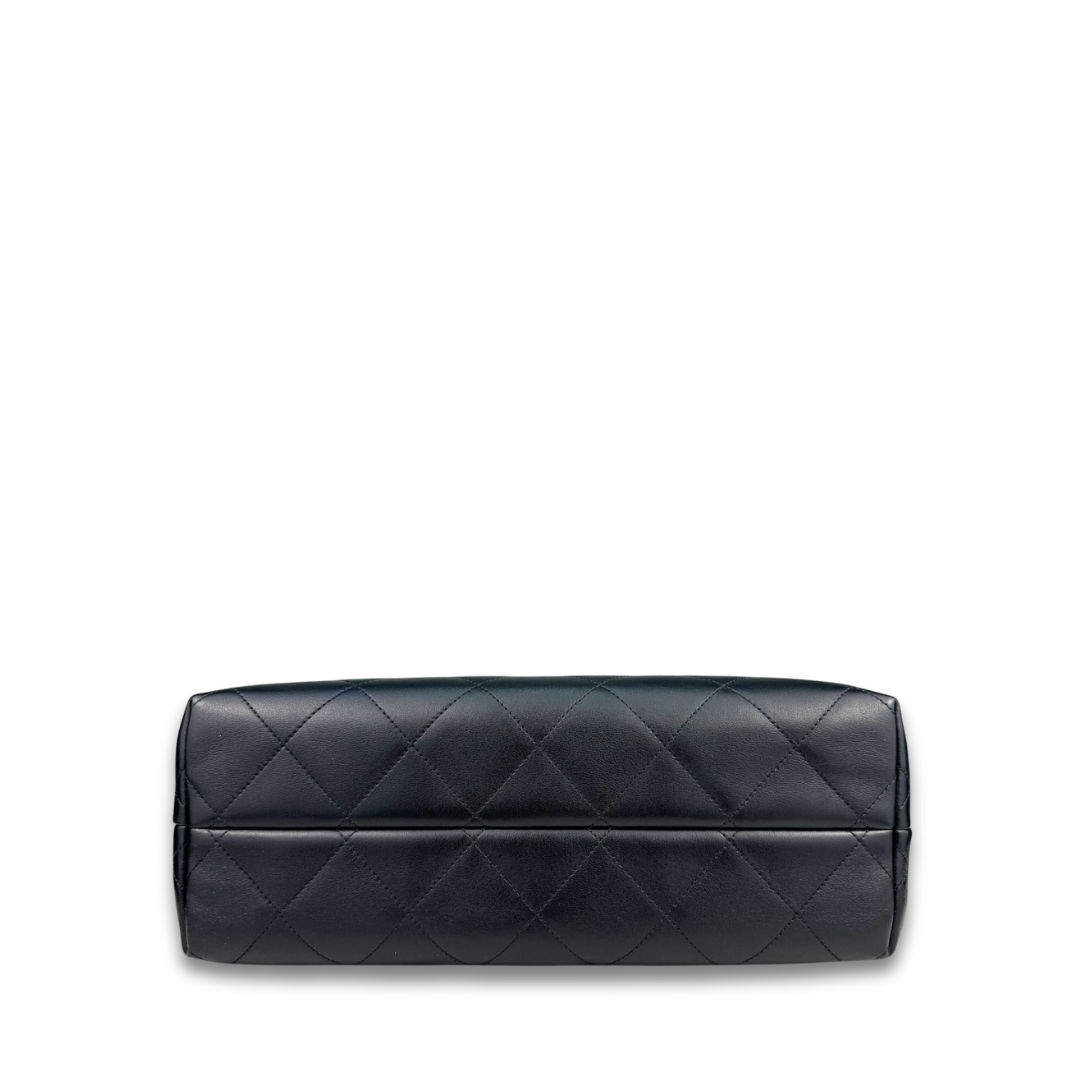 Chanel 25A Small Suede Shopping Tote