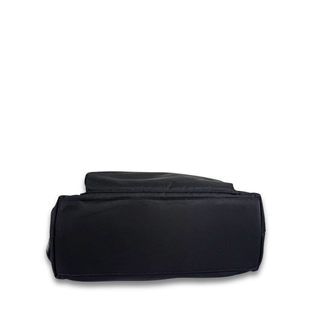 Gucci Nylon Bamboo Two Way Handbag