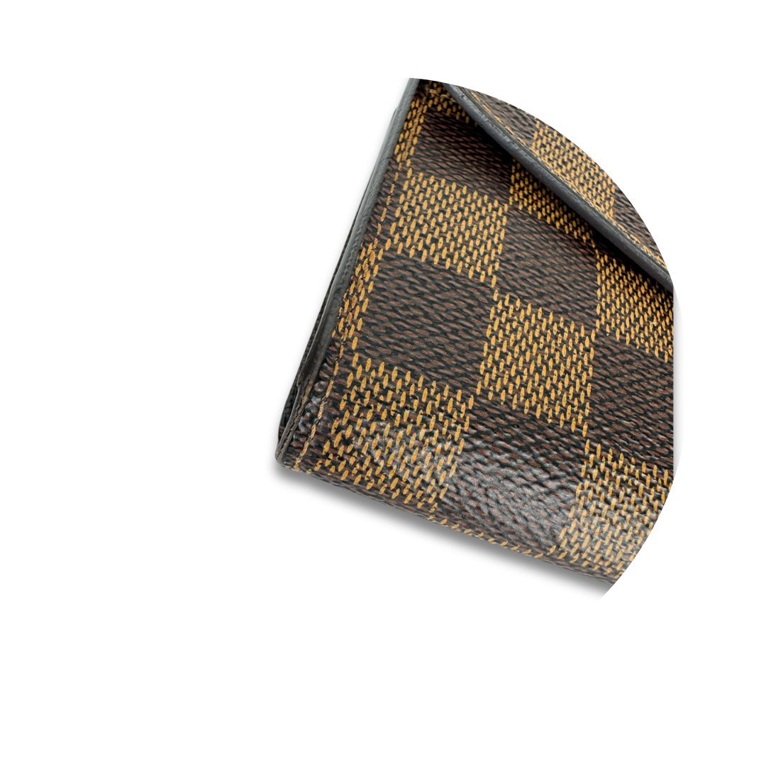 Louis Vuitton Damier Ebene Sarah Wallet