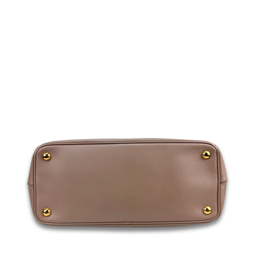 Prada Small Pale Pink Double Zip Galleria