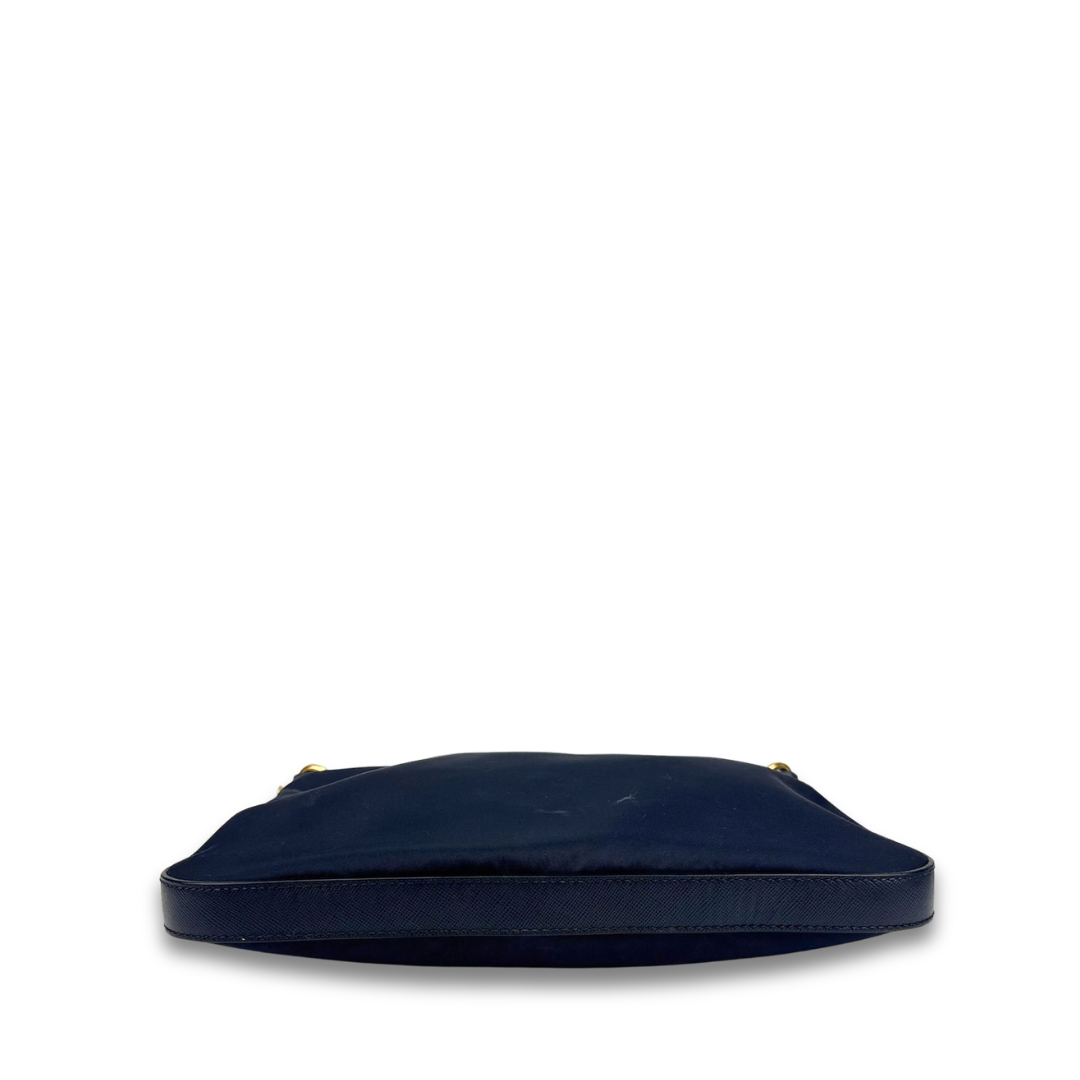Prada Navy Nylon Crossbody Bag