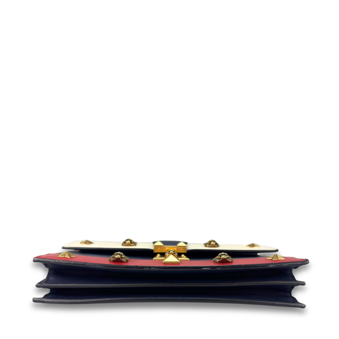 Gucci Tricolor Animalier Lock Shoulder Bag