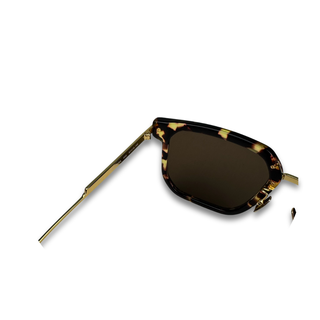 Bottega Square Tortoiseshell Sunglasses