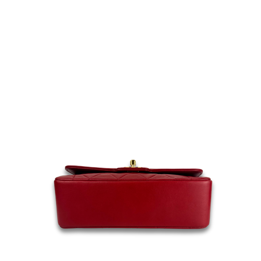 Chanel Red Mademoiselle Single Flap