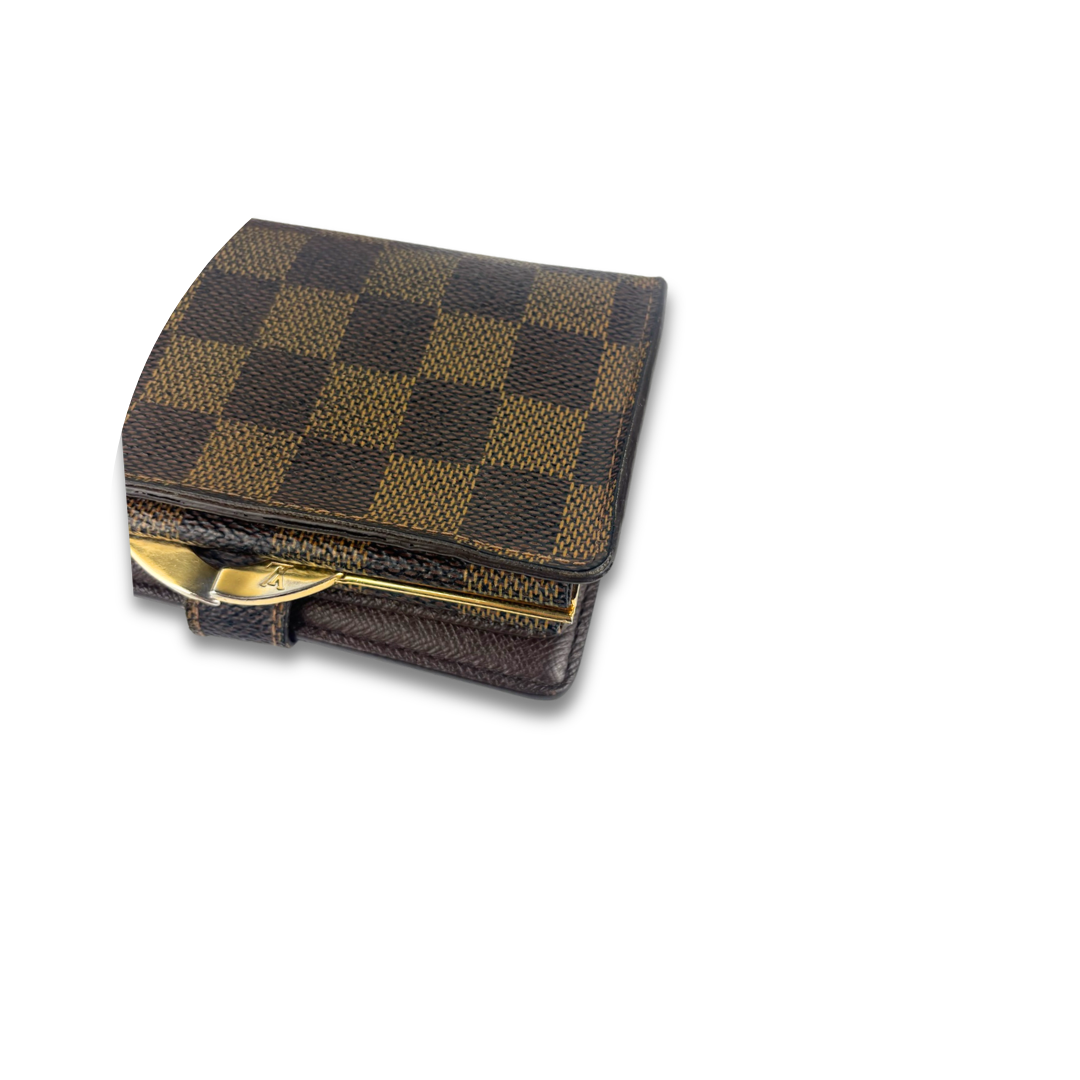 Louis Vuitton Damier Ebene French Purse Wallet