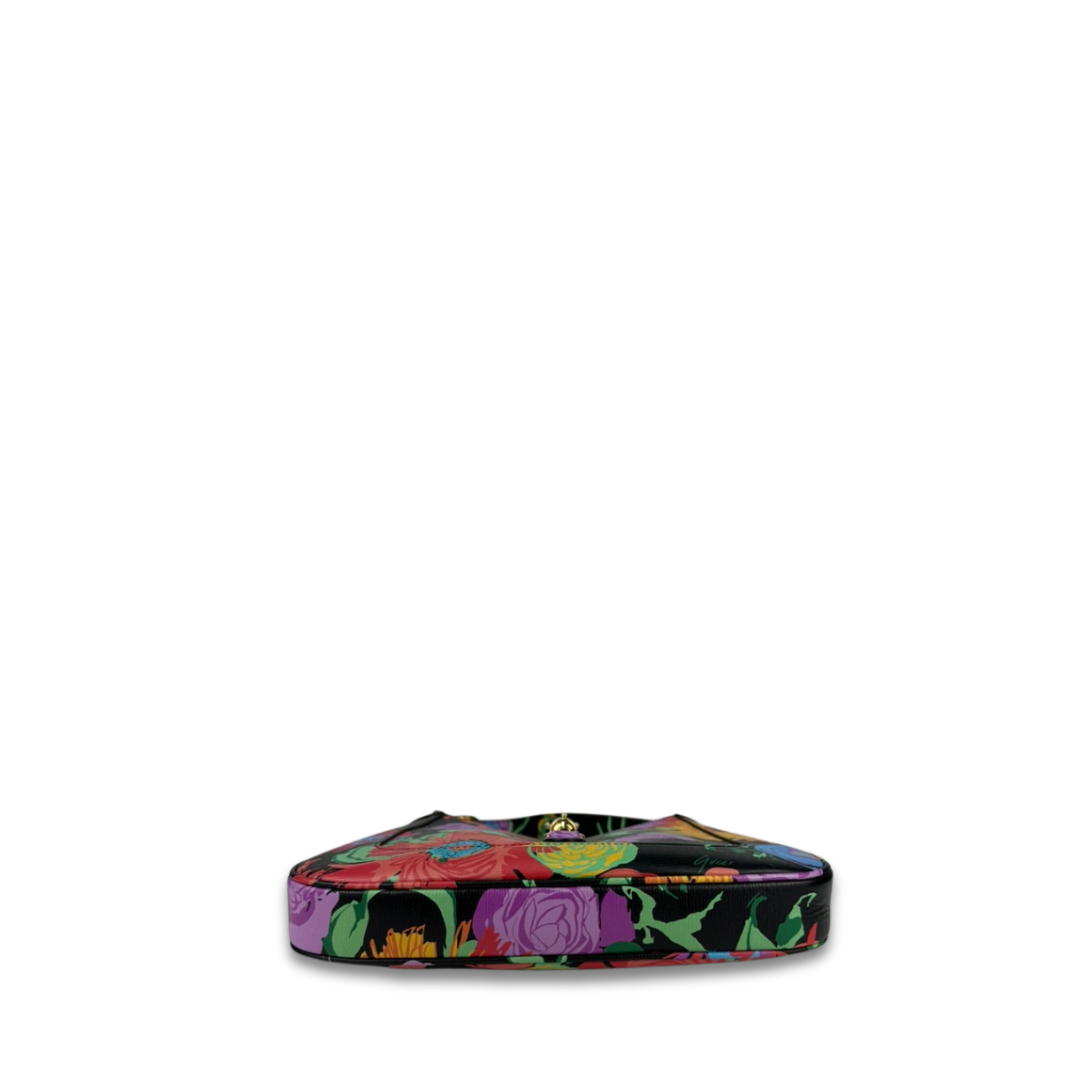 Gucci x Ken Scott Floral Jackie Shoulder Bag