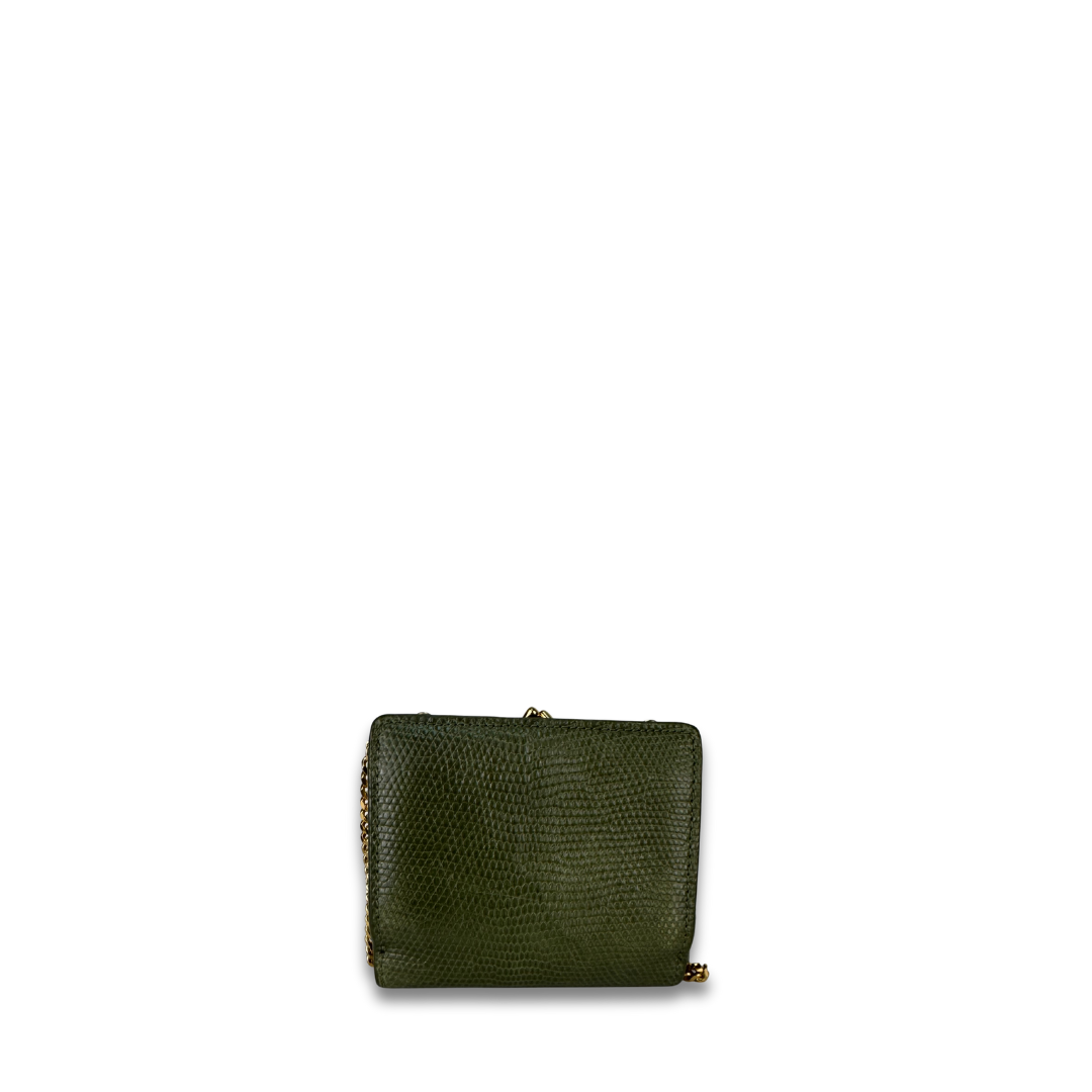 YSL Mini Lizard Belt Wallet