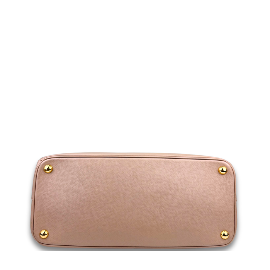 Prada Medium Beige Double Zip Galleria