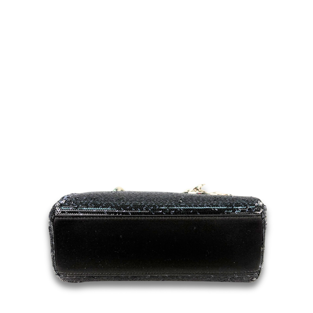 Christian Dior Sequin Mini Lady Dior Bag