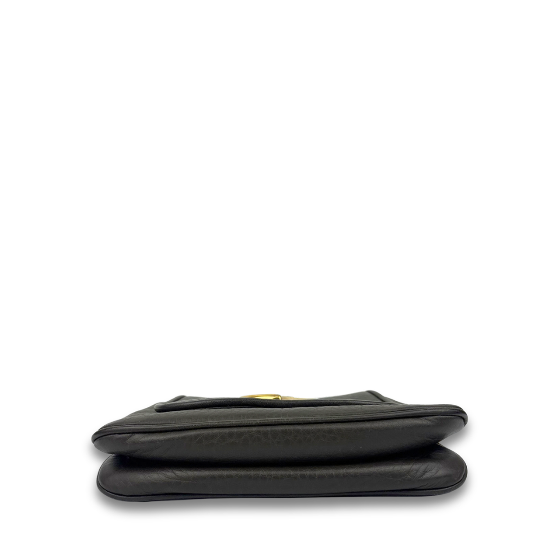 Gucci Brown 1973 Pebbled Leather Crossbody