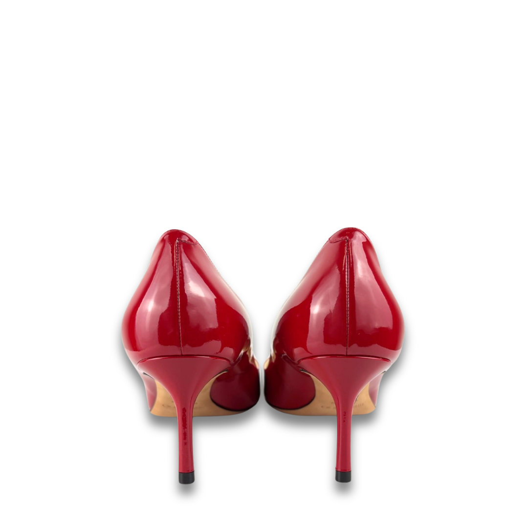 Jimmy Choo Red Patent Romy 60 Pumps - Size 42
