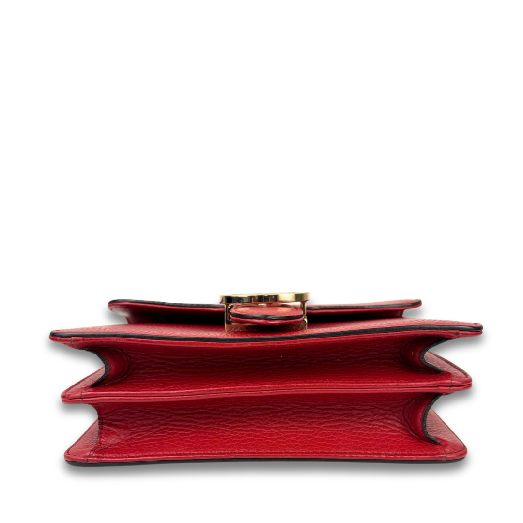Gucci Red Interlocking GG Shoulder Bag