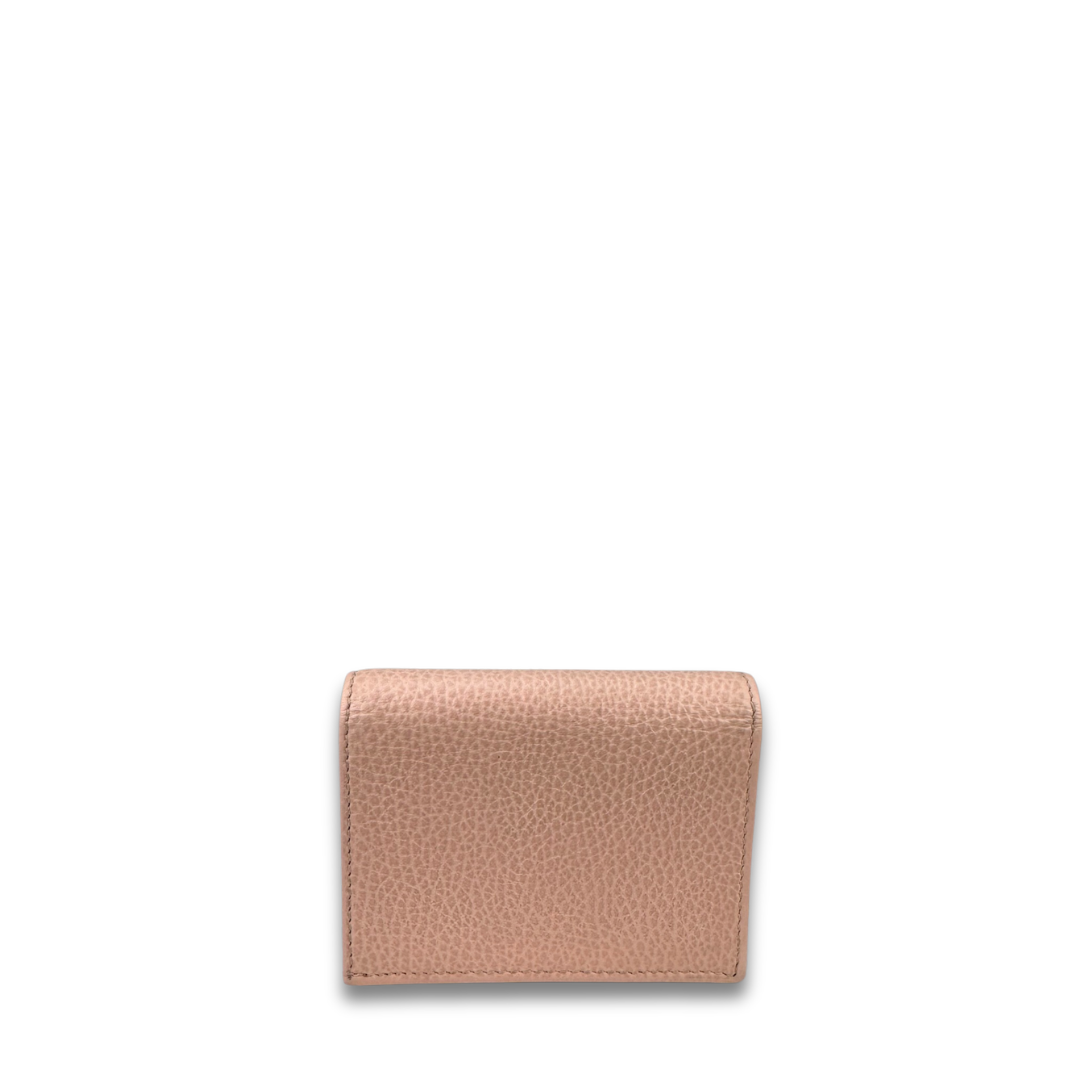 Gucci Pale Pink Marmont Compact Wallet