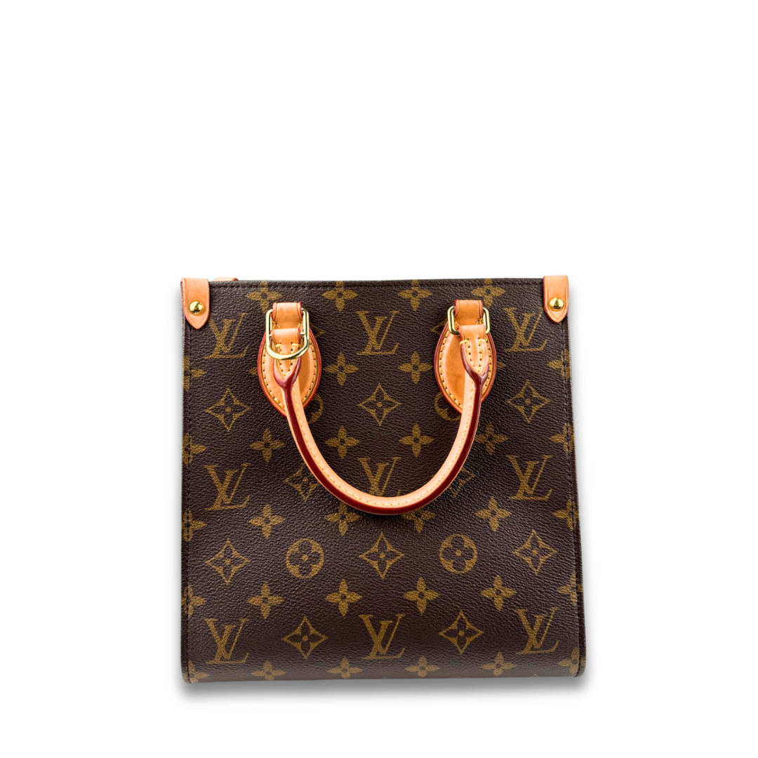 Louis Vuitton Monogram Sac Plat BB Handbag