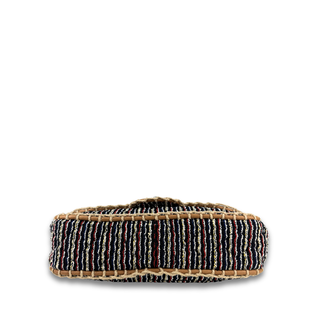 Chanel St. Tropez Multicolor Tweed Flap Bag