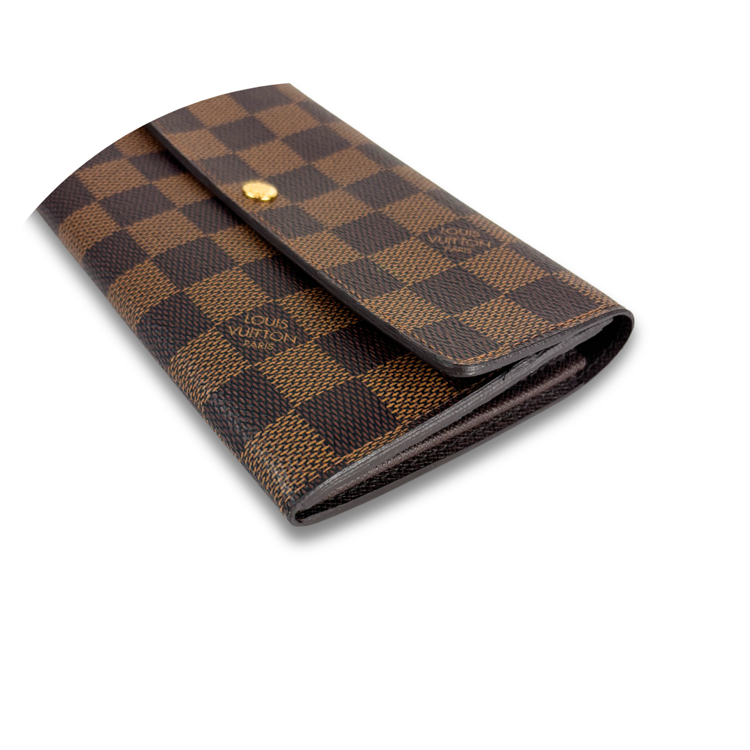 Louis Vuitton Damier Ebene Sarah Wallet