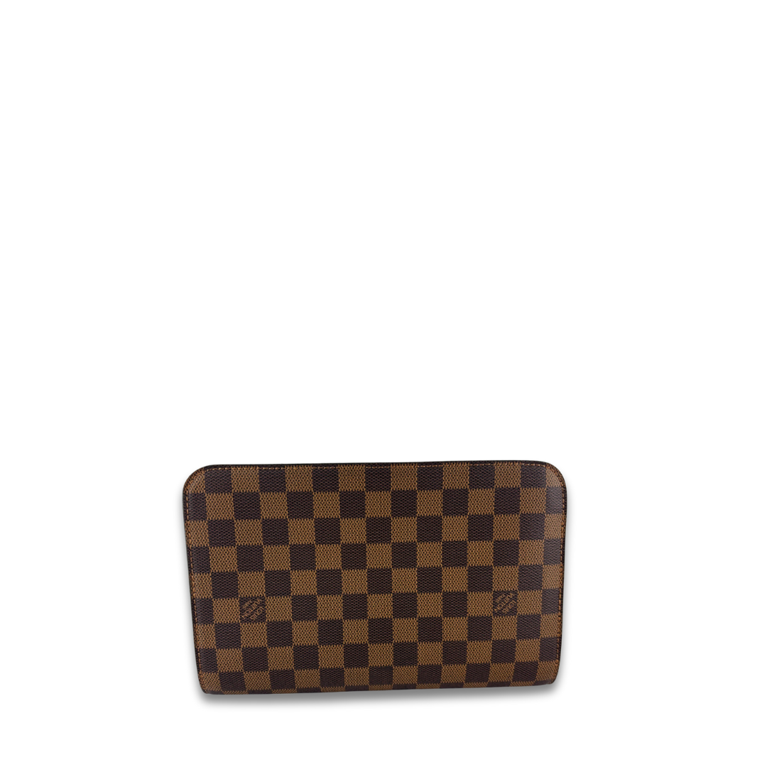 Louis Vuitton Damier Ebene Saint Louis Wristlet Clutch